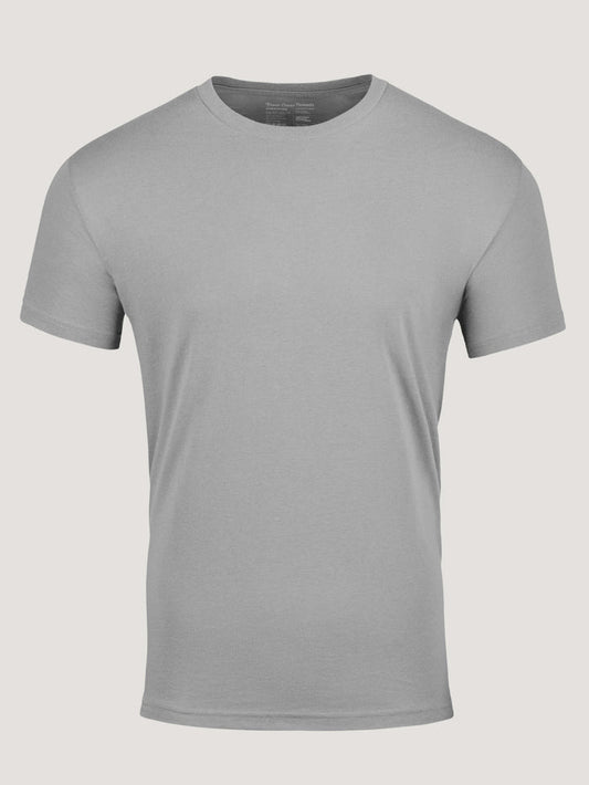 Men's Tees | Grey T-Shirt | FCT Men's Shirts in Pebble Grey