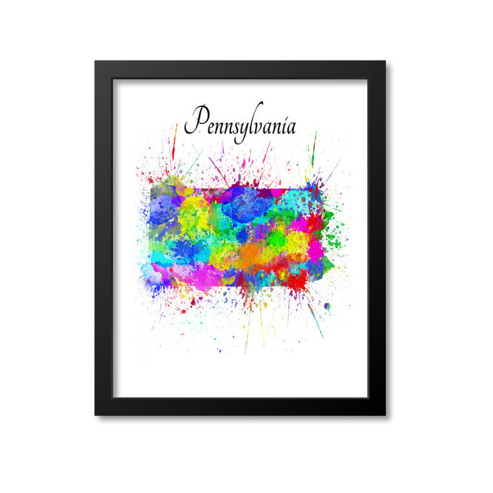 Pennsylvania Paint Splash