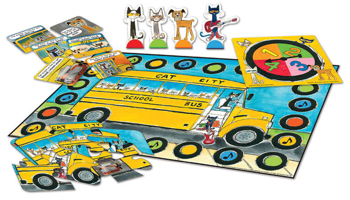 Pete The Cat Wheels On The Bus Game