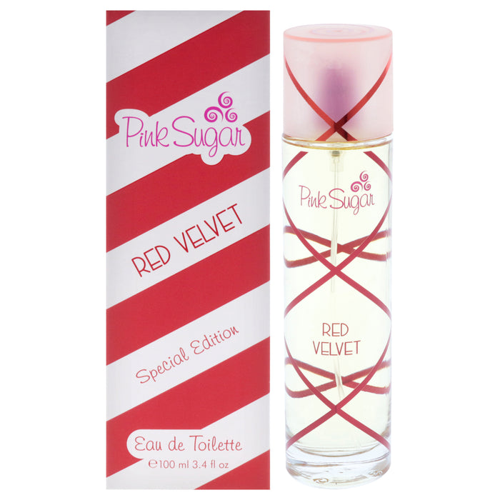 Pink Sugar Red Velvet - Special Edition by Aquolina for Women - 3.4 oz EDT Spray