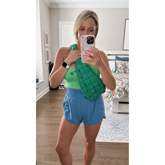 Quilted Crossbody Sling Bag