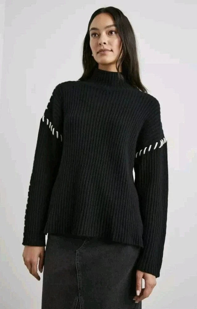 Liam Wool Blend Turtleneck Sweater.