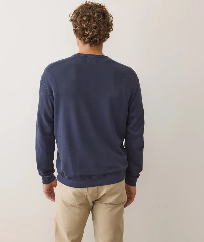 Relaxed Cloud 9 Fleece Crewneck Mood Indigo