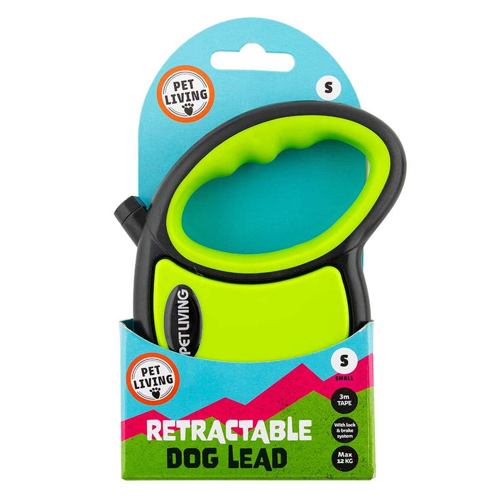 Small Retractable Yellow Dog Lead | Poundstretcher  545141-Yellow