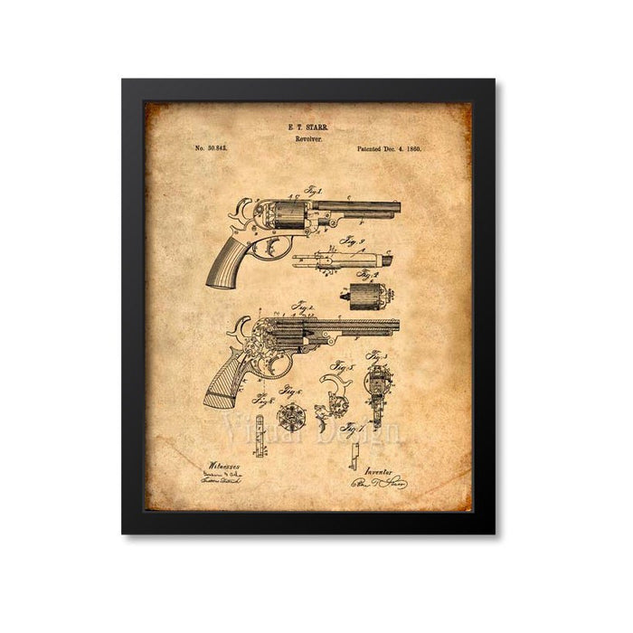 Revolver Patent Print