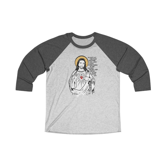 Sacred Heart of Jesus Christ Unisex Baseball Shirt