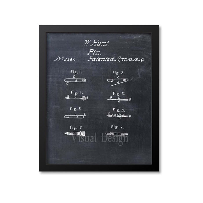 Safety Pin Patent Print