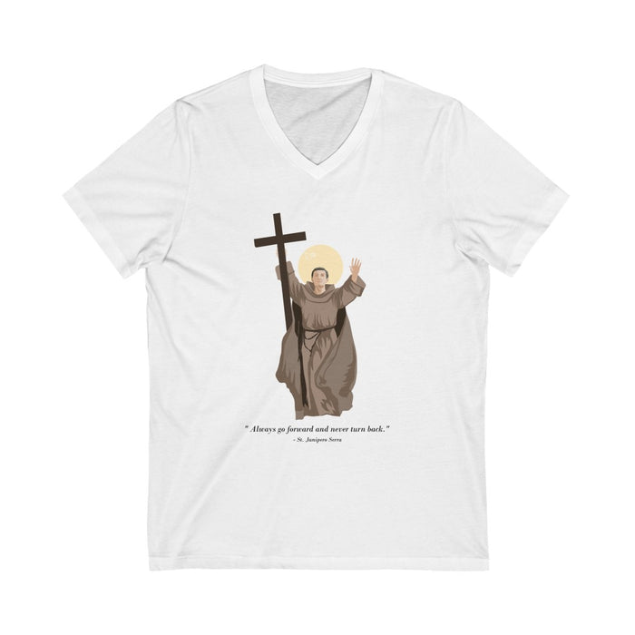 Saint Junipero Serra Unisex V-Neck