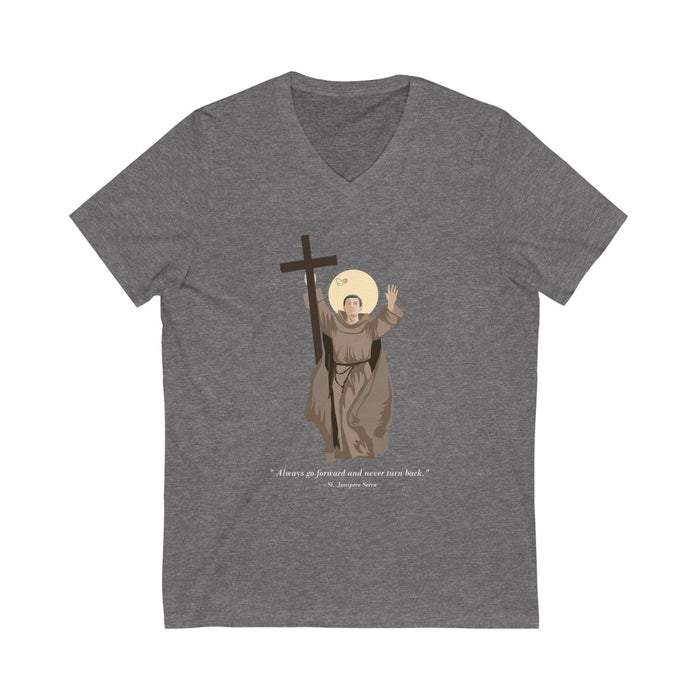 Saint Junipero Serra Unisex V-Neck