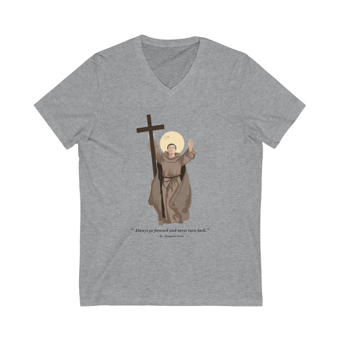 Saint Junipero Serra Unisex V-Neck