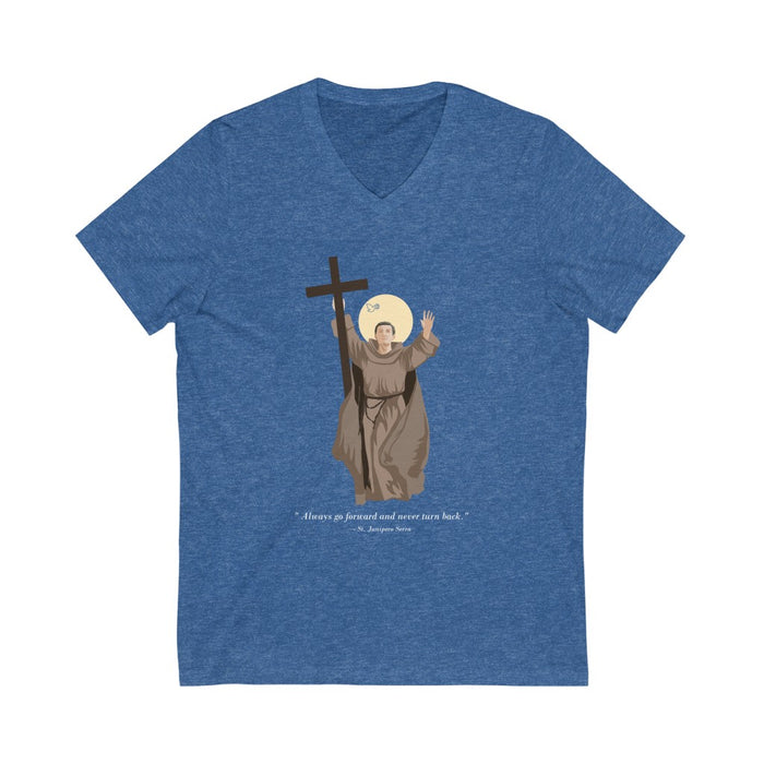 Saint Junipero Serra Unisex V-Neck