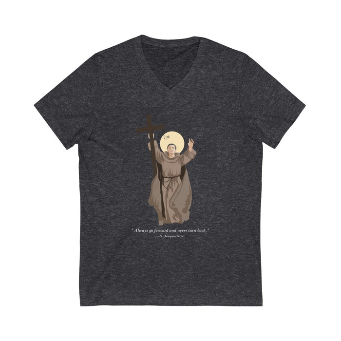 Saint Junipero Serra Unisex V-Neck