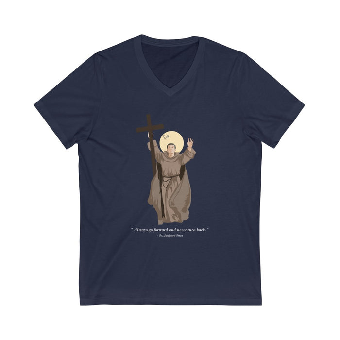 Saint Junipero Serra Unisex V-Neck