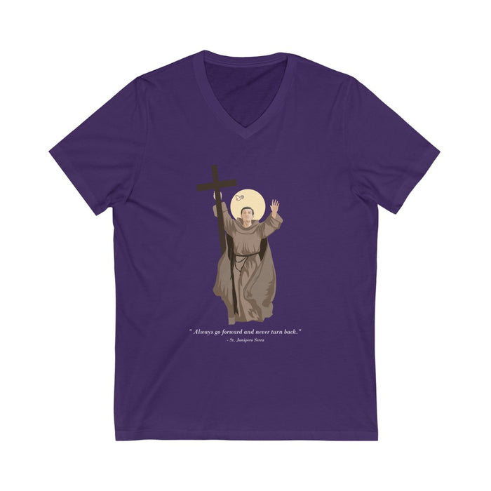 Saint Junipero Serra Unisex V-Neck