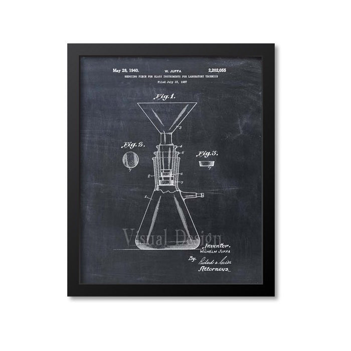 Science Equipment Reducing Piece Patent Print