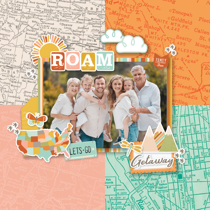Simple Stories | Open Road - Journaling Bits & Pieces