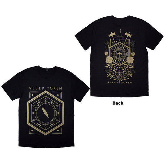 SLEEP TOKEN - EMERGENCE FEATHERED HOST - T-Shirt Black (Back Print)