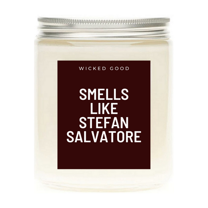 Smells Like Stephan Salvatore - Soy Wax Candle - Pop Culture Candle - Smells Like Candle | Wicked Good