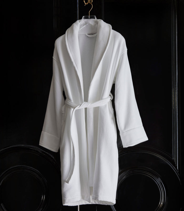 Spa Double-Face Cotton Bathrobe by Peacock Alley