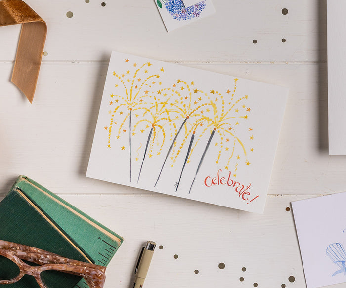 Sparklers Celebrate Card
