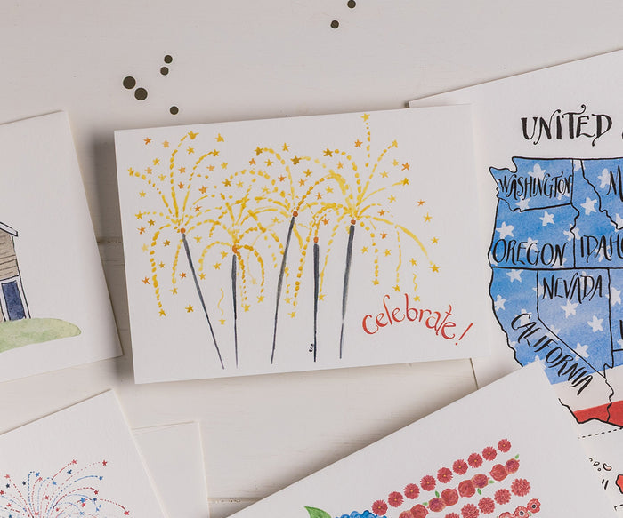 Sparklers Celebrate Card