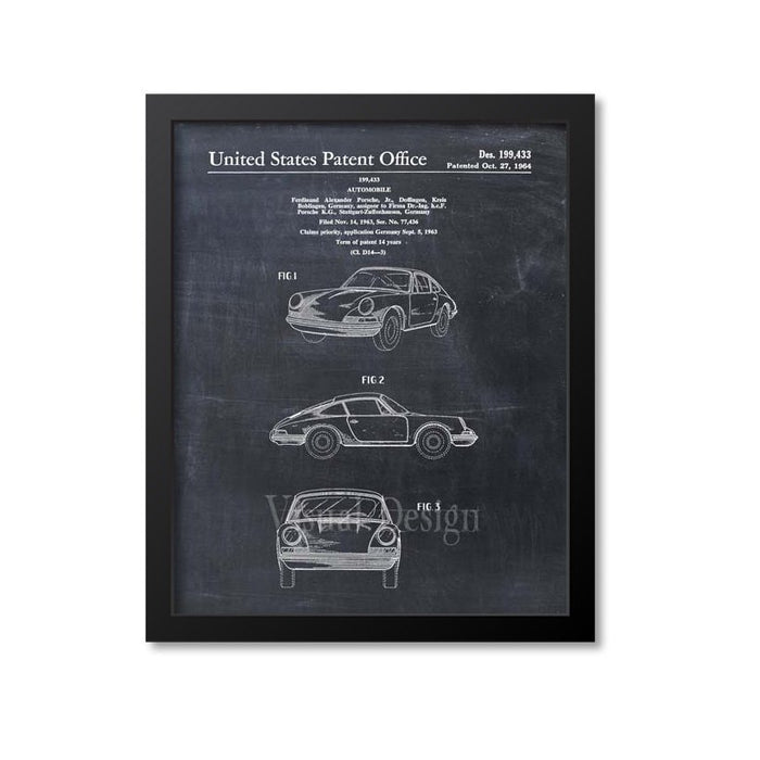 Porsche 911 Carrera Patent Print