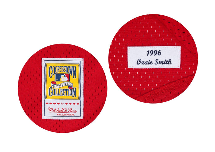 St. Louis Cardinals #1 Ozzie Smith Mitchell & Ness 1996 Authentic Mesh BP Jersey