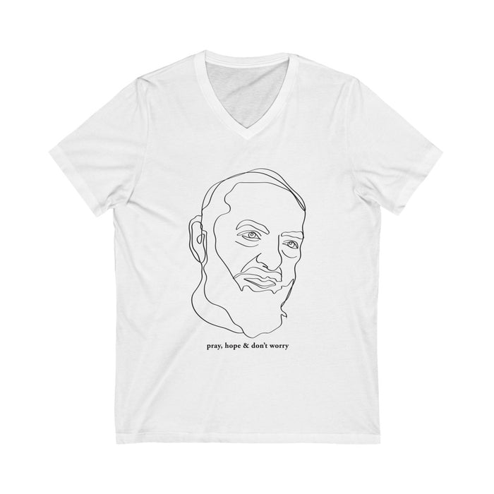 St. Padre Pio Unisex V-Neck