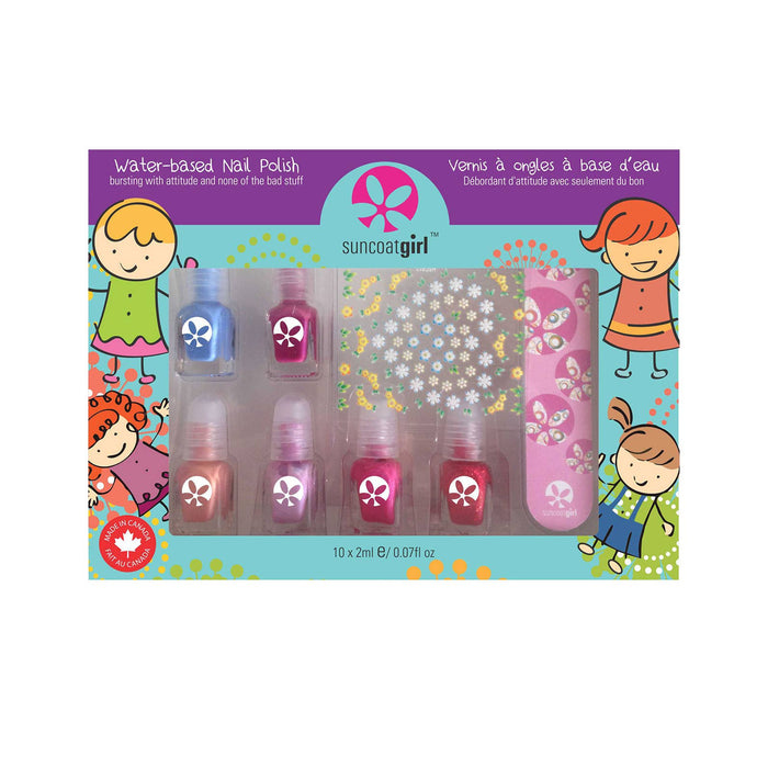 Suncoat Mini Nail Polish Kit - 6 Pack