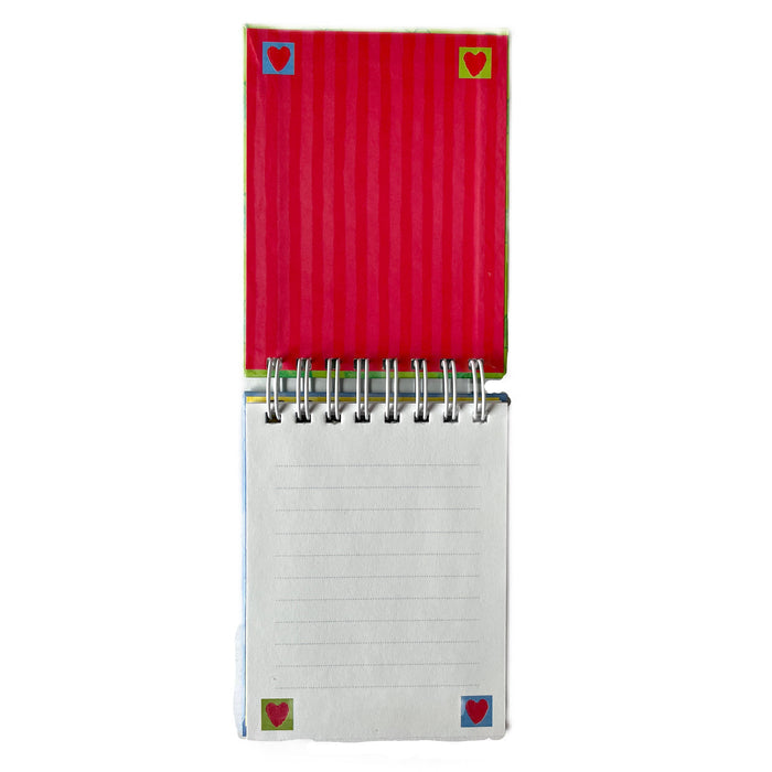Suzy's Zoo Bears Hardcover Spiral Memo Mini Note Book Journal 3" x 4" Friendship Teddy Bears Shared Hearts