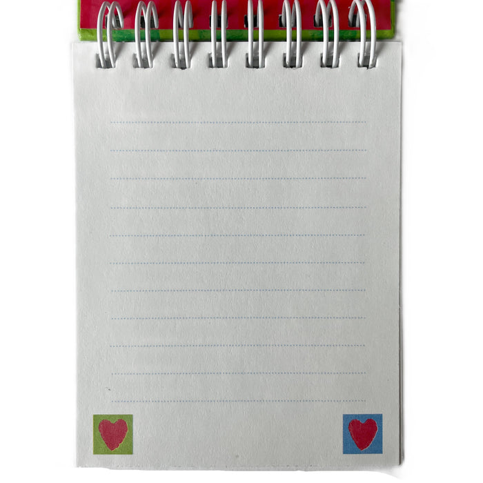 Suzy's Zoo Bears Hardcover Spiral Memo Mini Note Book Journal 3" x 4" Friendship Teddy Bears Shared Hearts