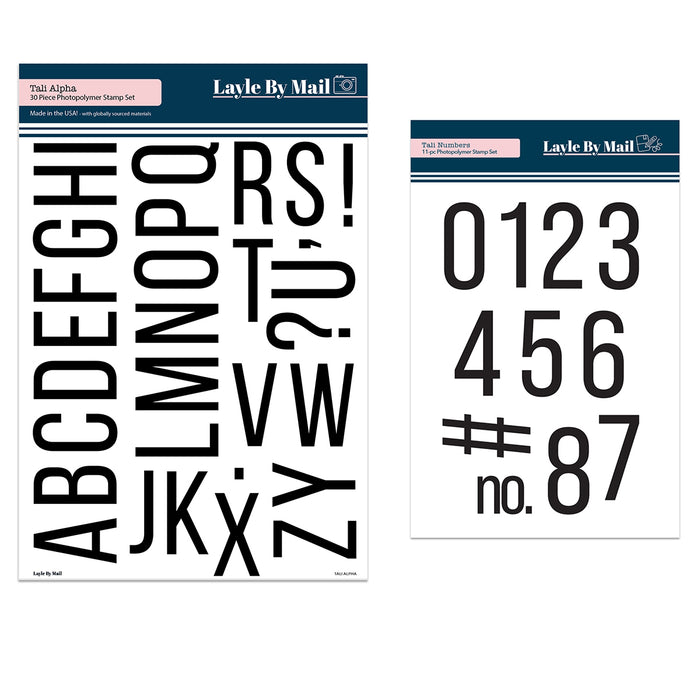 Tali Alpha & Numbers Stamp Bundle