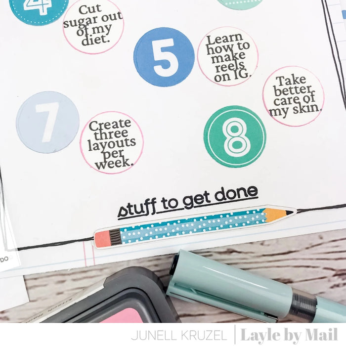 Things To Do - 5x7 Stamp Set