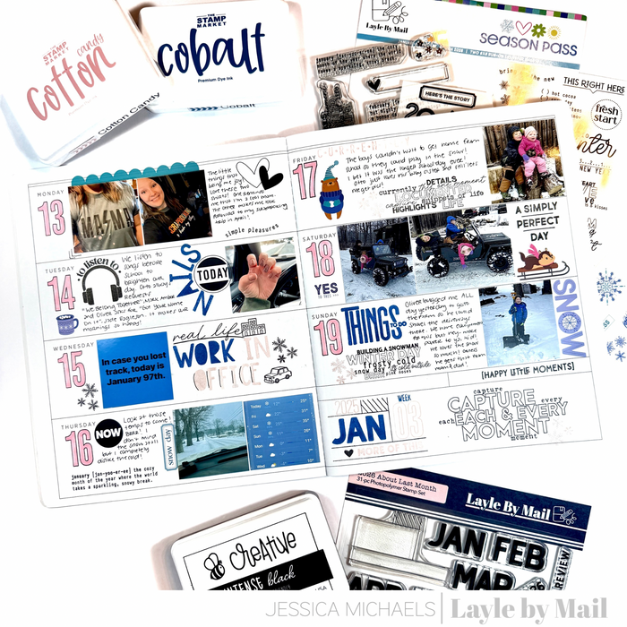 Things To Do - 5x7 Stamp Set