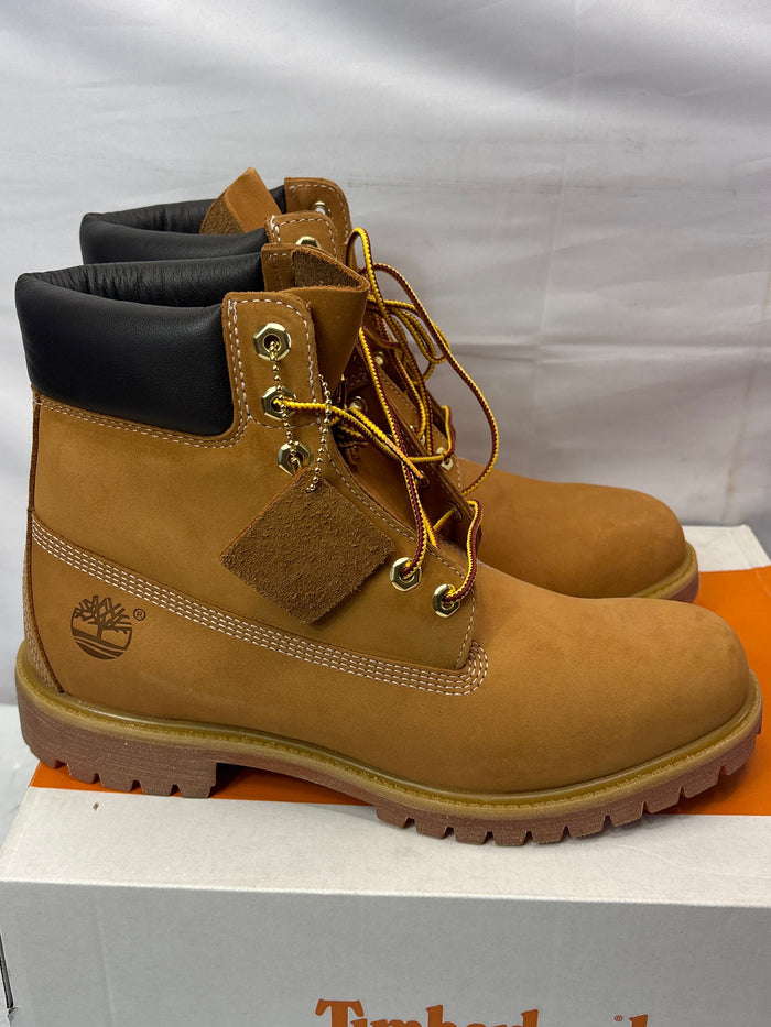 Timberland Premium 6" Lace Waterproof Boot Wheat Men's Size 9 M/M *New