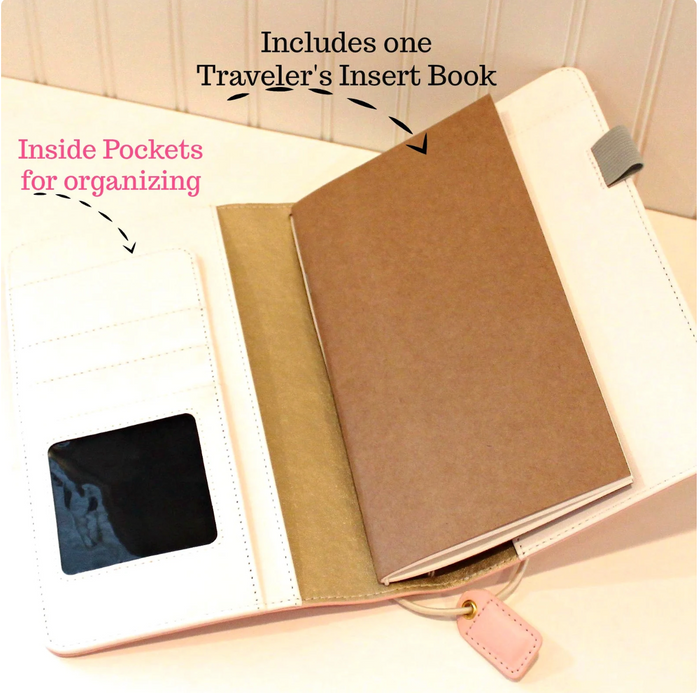 Traveler's Notebook Starter Kit - with Copper Stripe Traveler's Notebook