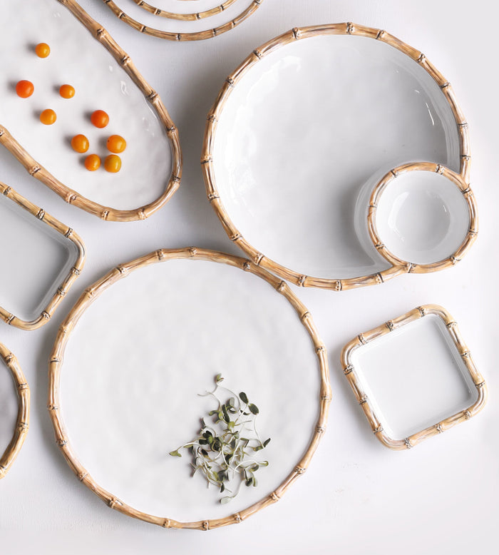 Beatriz Ball Vida Bamboo Round Platter — Among separate Bamboo platters and holders