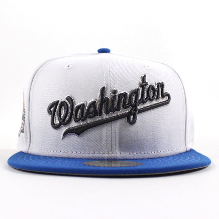 Washington Nationals 2018 All Star Game New Era 59Fifty Fitted Hat (White Light Blue Gray Under Brim)