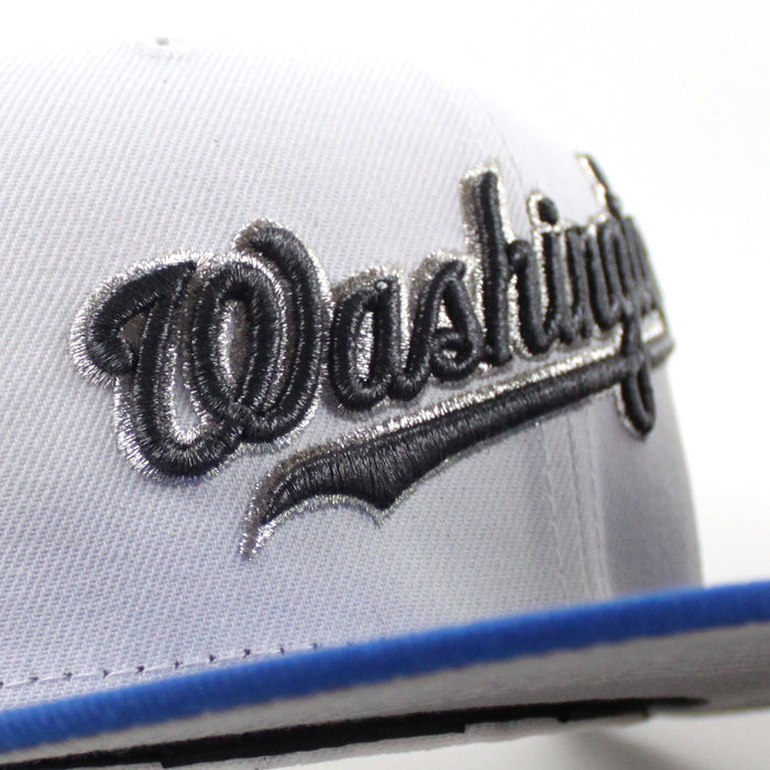 Washington Nationals 2018 All Star Game New Era 59Fifty Fitted Hat (White Light Blue Gray Under Brim)