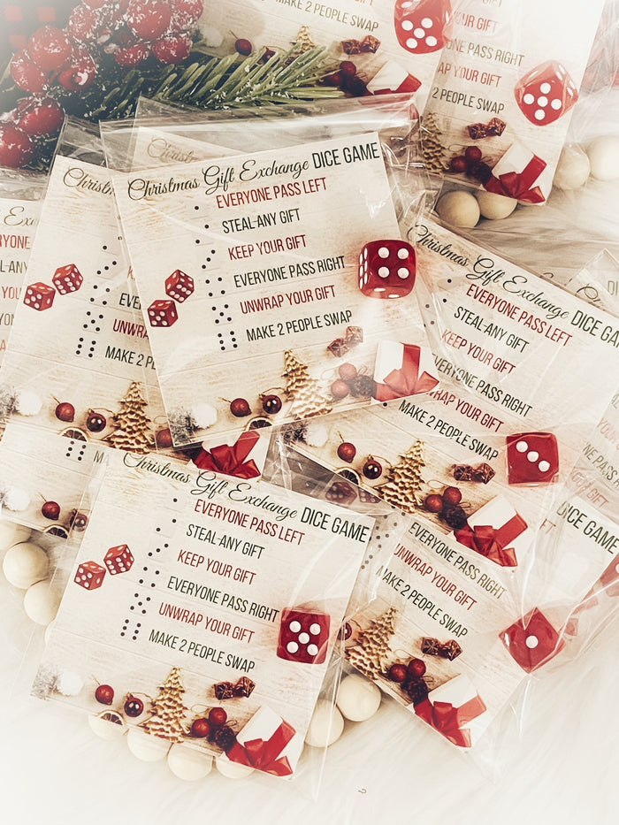 Wholesale | 1 dozen | Christmas Dice Gift Exchange Game