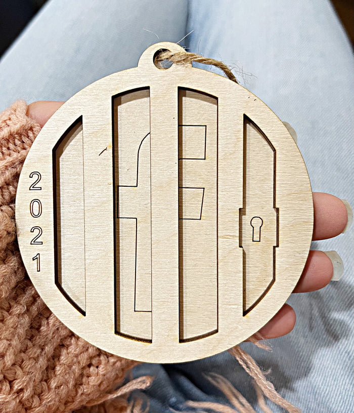Wholesale | 1 pc | Facebook Jail Wood Ornament