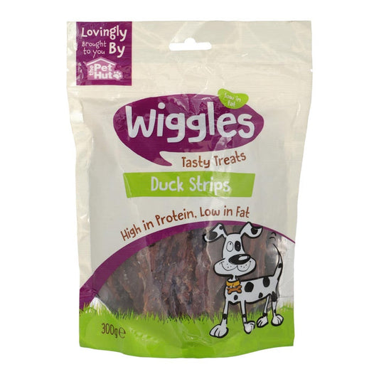 Wiggles Duck Strips Dog Treats - 300G 310354