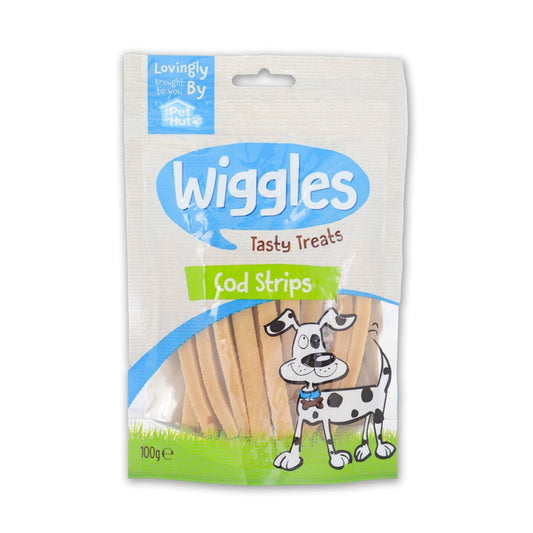 Wiggles Cod Strips 100G 323037