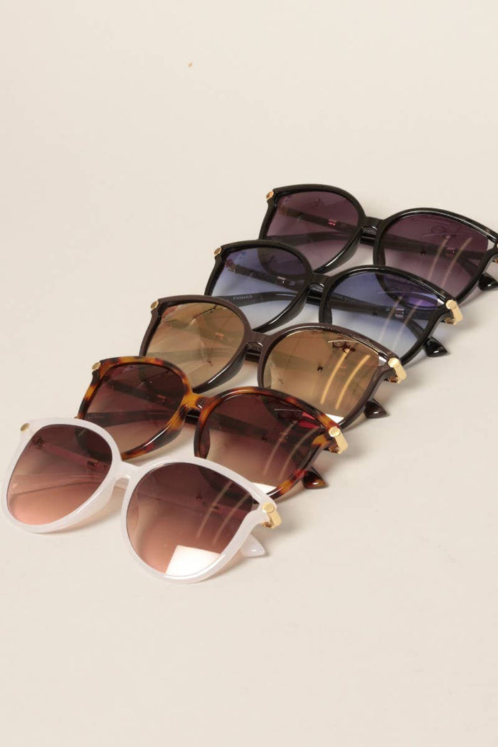 Women's Round Gradient Sunglasses