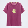 Women's Sketched Blocks Essential Tee - Purple
