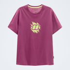 Women's Sketched Blocks Essential Tee - Purple