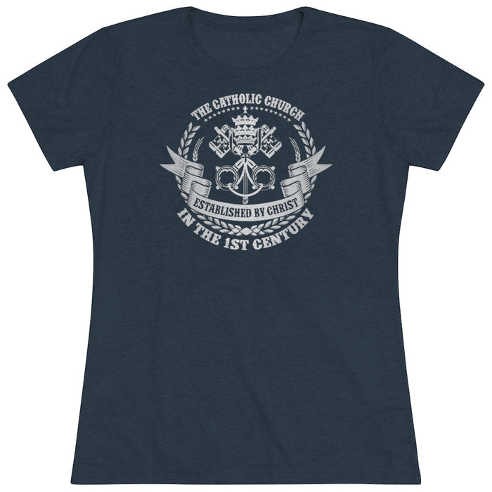 S / Tri-Blend Vintage Navy