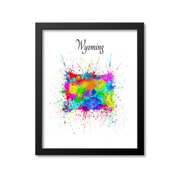Wyoming Paint Splash