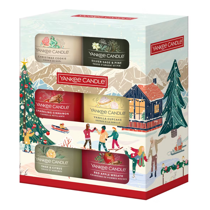 Yankee Candle Candle Yankee Candle Mini Filled Votive Gift Set AW25 (6 x 37g)