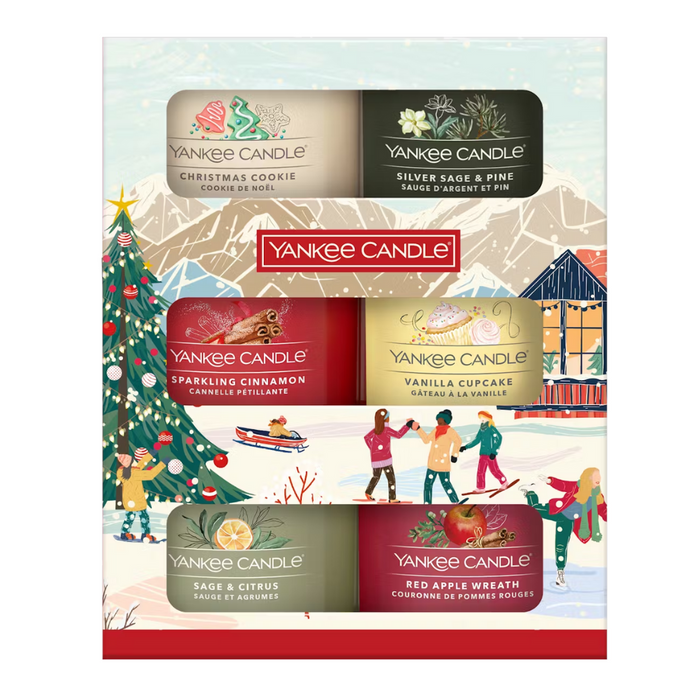 Yankee Candle Candle Yankee Candle Mini Filled Votive Gift Set AW25 (6 x 37g)